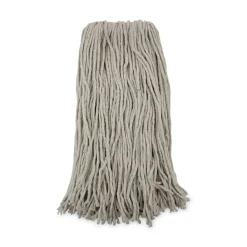 Boardwalk 20 oz. Premium Cut-End Cotton Wet Mop Heads - White (12/Carton)