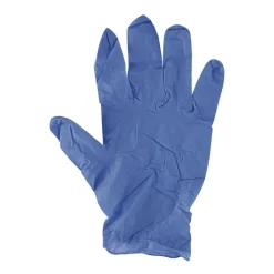Boardwalk 380 Series 4 mil Thick 9.5 in. Long Powder-Free Disposable General-Purpose Nitrile Gloves - Medium, Blue (100/Box, 10 Boxes/Carton)