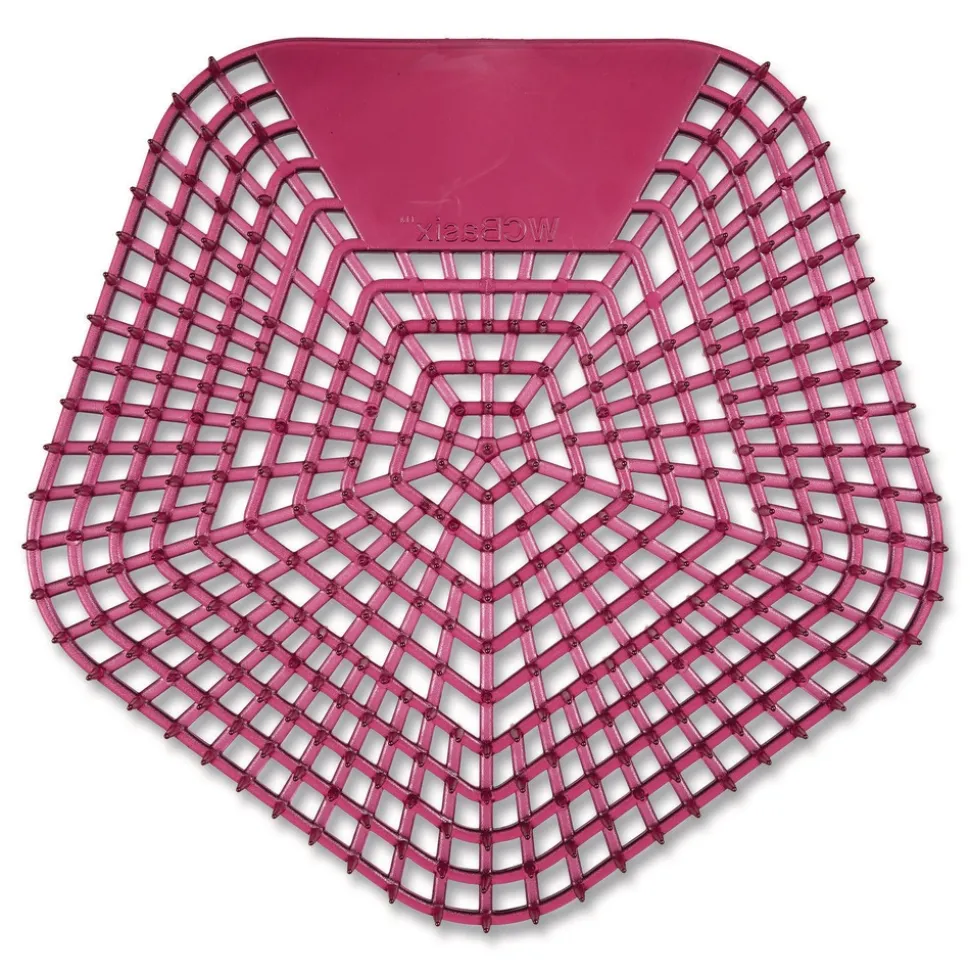 Boardwalk WCBX-P-010I010I-01-AAS80- 0.11 oz WCBasix Urinal Screen - Apple Cinnamon Scent, Red (10/Box)