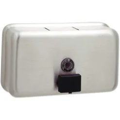 Bobrick ClassicSeries 8.13 x 2.75 x 4.75 Surface-Mounted Liquid Soap Dispenser - Stainless Steel
