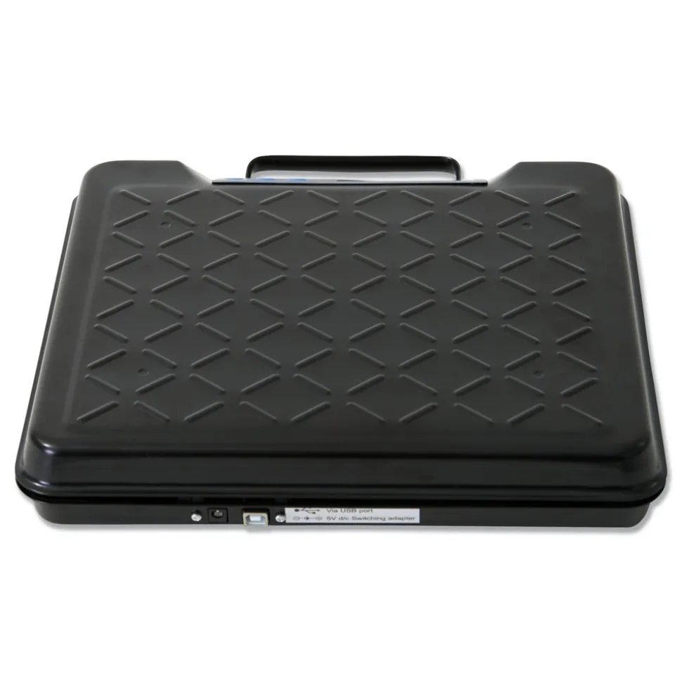 Brecknell 100 lbs. Capacity 12.5 in. x 10.95 in. x 2.2 in. Platform Portable Electronic Utility Bench Scale