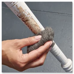 Brillo Strip and Shine 2.5 in. x 2 in. Steel Wool Balls - Gray (24/Carton)