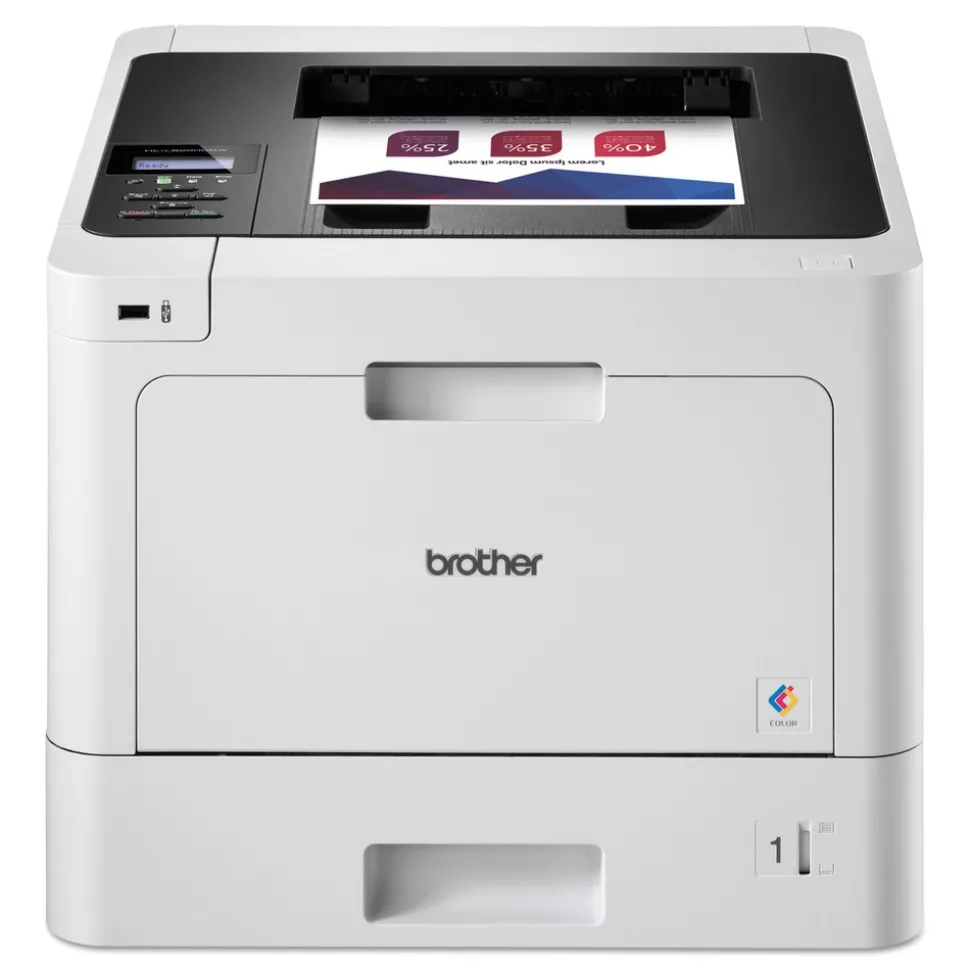 Brother Business Color Laser Printer with Duplex Printing and Wireless Networking