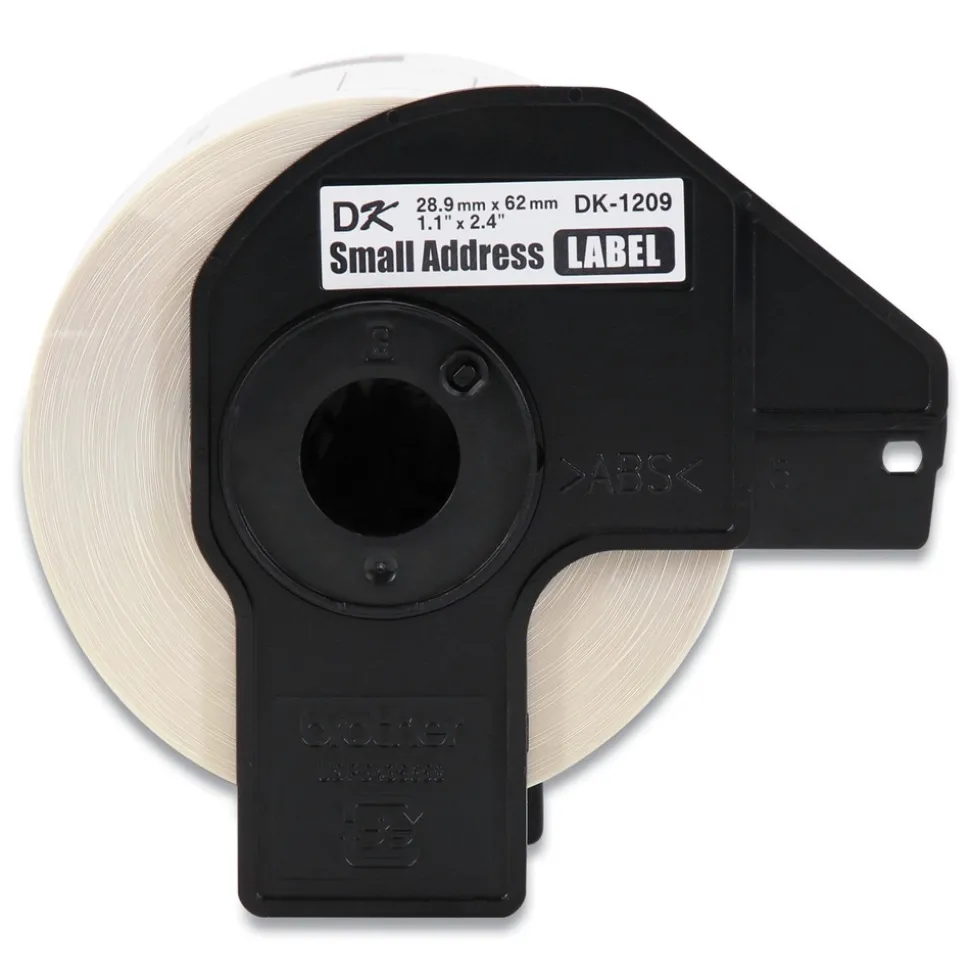 Brother 1.1 in. x 2.4 in. Die-Cut Address Labels - White (24-Rolls/Pack)