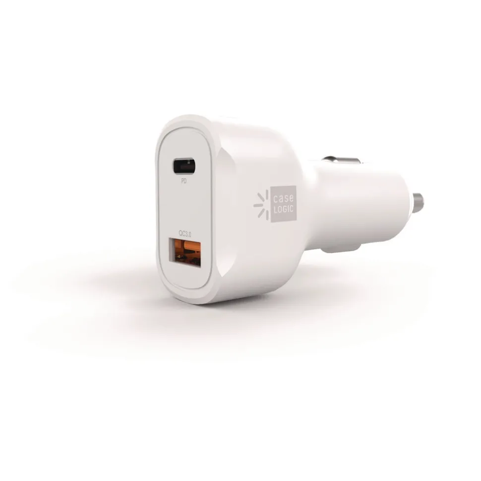 ByTech 60 Watts Two 3 A Ports PD Car Charger - White