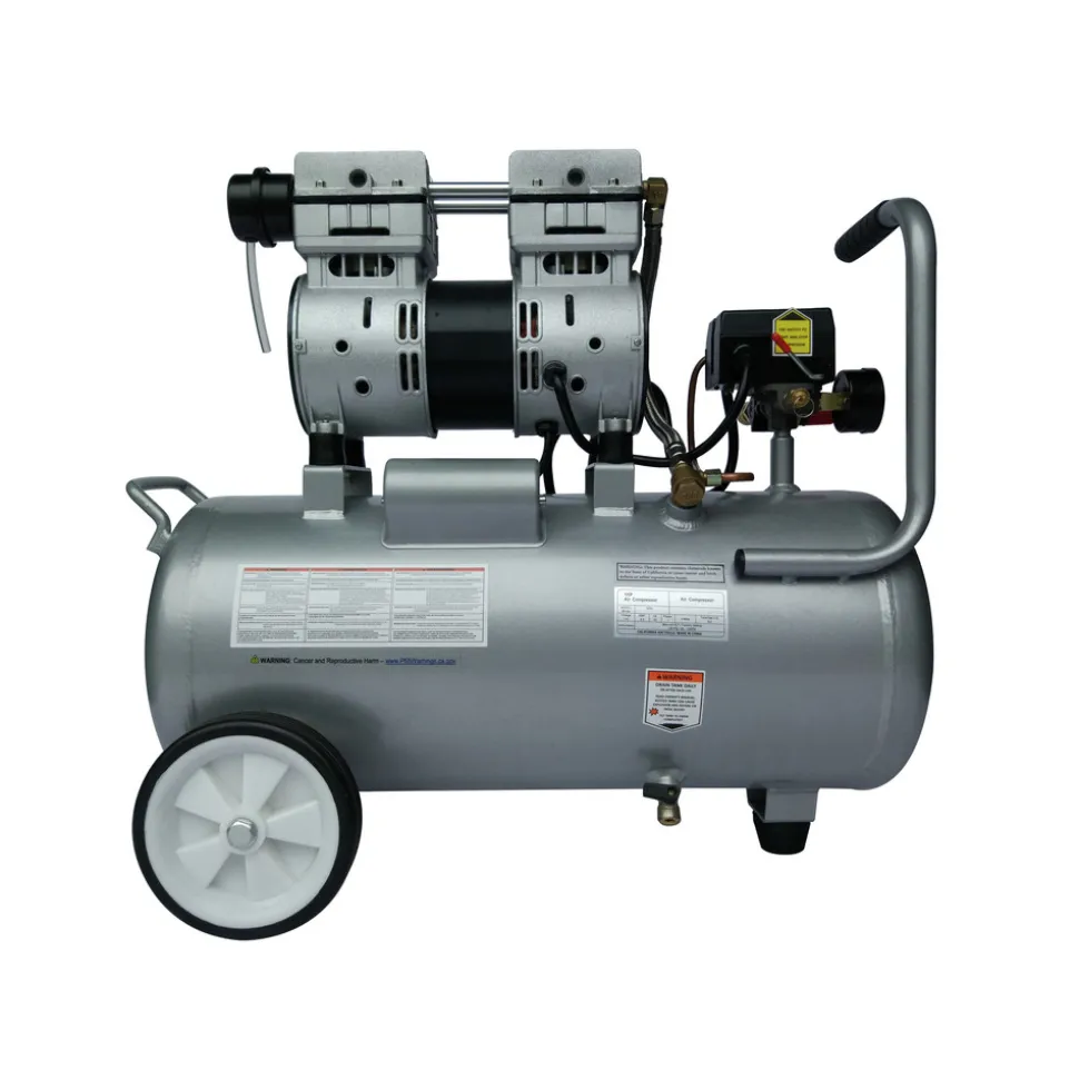 California Air Tools 1 HP 8 Gallon Ultra Quiet and Oil-Free Aluminum Tank Wheelbarrow Air Compressor