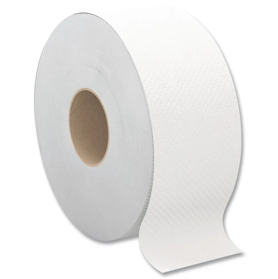Cascades PRO 3.3 in. x 2000 ft. 1-Ply Septic-Safe Select Jumbo Bath Tissue - White (12 Rolls/Carton)