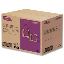 Cascades PRO N020 12 in. x 12 in. 1 Ply Select Luncheon Napkins - White (6000/Carton)