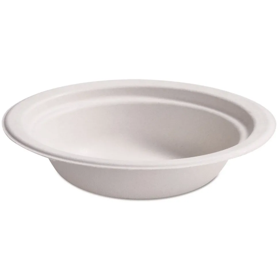 Chinet 12 oz Paper Pro Round Bowls - Beige (1000/Carton)