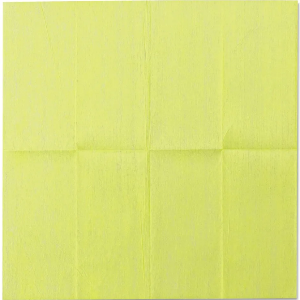 Chix 24 in. x 24 in. 1-Ply Masslinn Dust Cloths - Yellow (150/Carton)