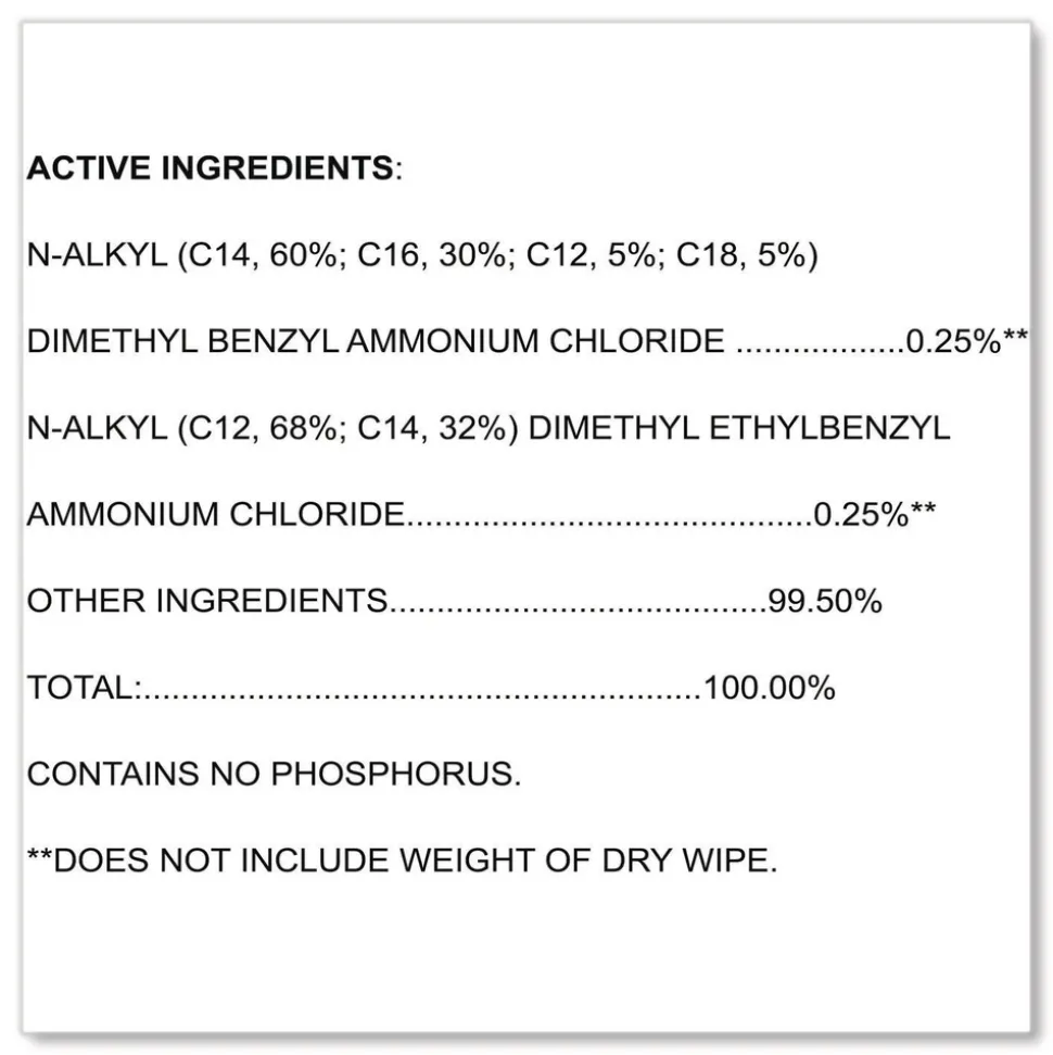 Clorox Healthcare 6.75 in. x 8 in. 1-Ply VersaSure Cleaner Disinfectant Wipes - Fragranced White (6/Carton)