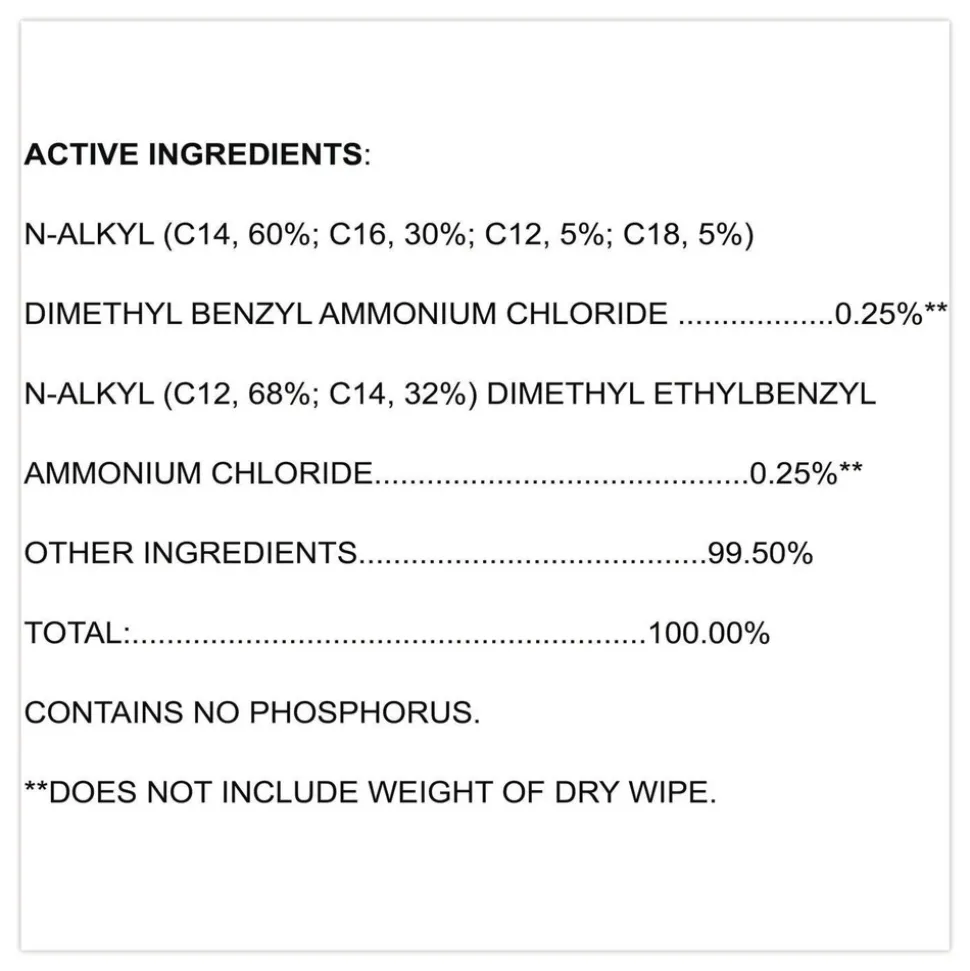 Clorox Healthcare VersaSure 12 in. x 12 in. 1-Ply Cleaner Disinfectant Wipes - Fragranced White (2/Carton)