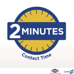 Clorox Healthcare VersaSure 6.75 in. x 8 in. 1-Ply Cleaner Disinfectant Wipes - Original Scent White