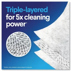 Clorox 7 in. x 8 in. 1-Ply Disinfecting Wipes - Fresh Scent/Citrus Blend (35/Canister, 3/Pack, 5 Packs/Carton)