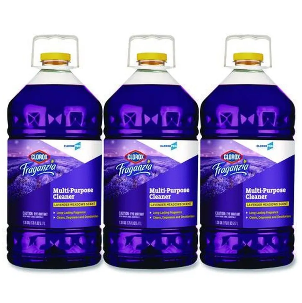 Clorox 175 oz. Bottle CloroxPro Fraganzia Multi-Purpose Cleaner - Lavender Meadows Scent (3/Carton)