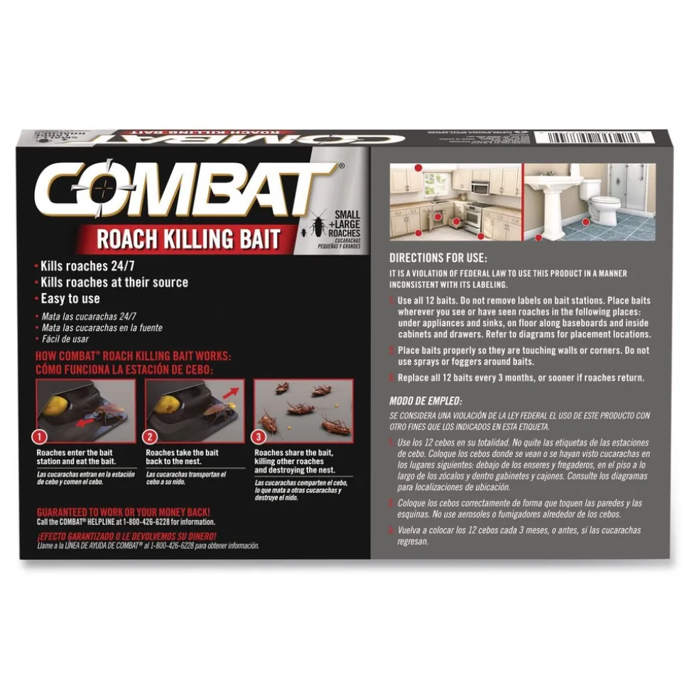 Combat 0.42 oz. Roach Bait Insecticide (10/Carton)