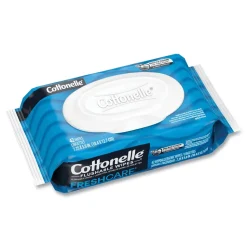 Cottonelle 44932 1-Ply 3.75 in. x 5.5 in. Fresh Care Flushable Cleansing Cloths - White