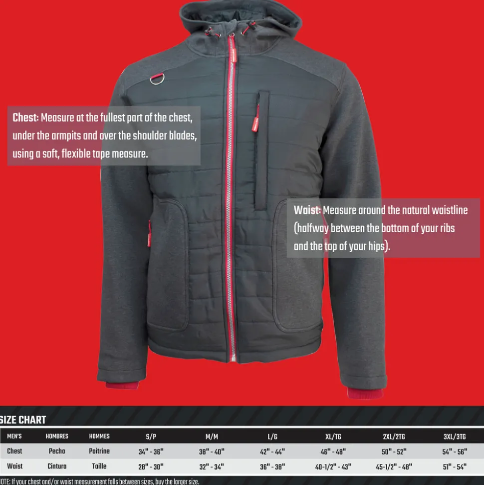 Craftsman 20V Lithium-Ion Cordless Women's Hybrid Heated Jacket (2 Ah) - Medium, Black
