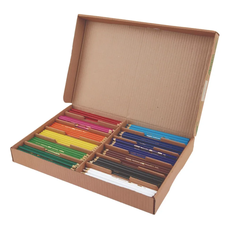 Crayola 3.3 mm Watercolor Pencil Classpack - Assorted Lead and Barrel Colors (240/Pack)