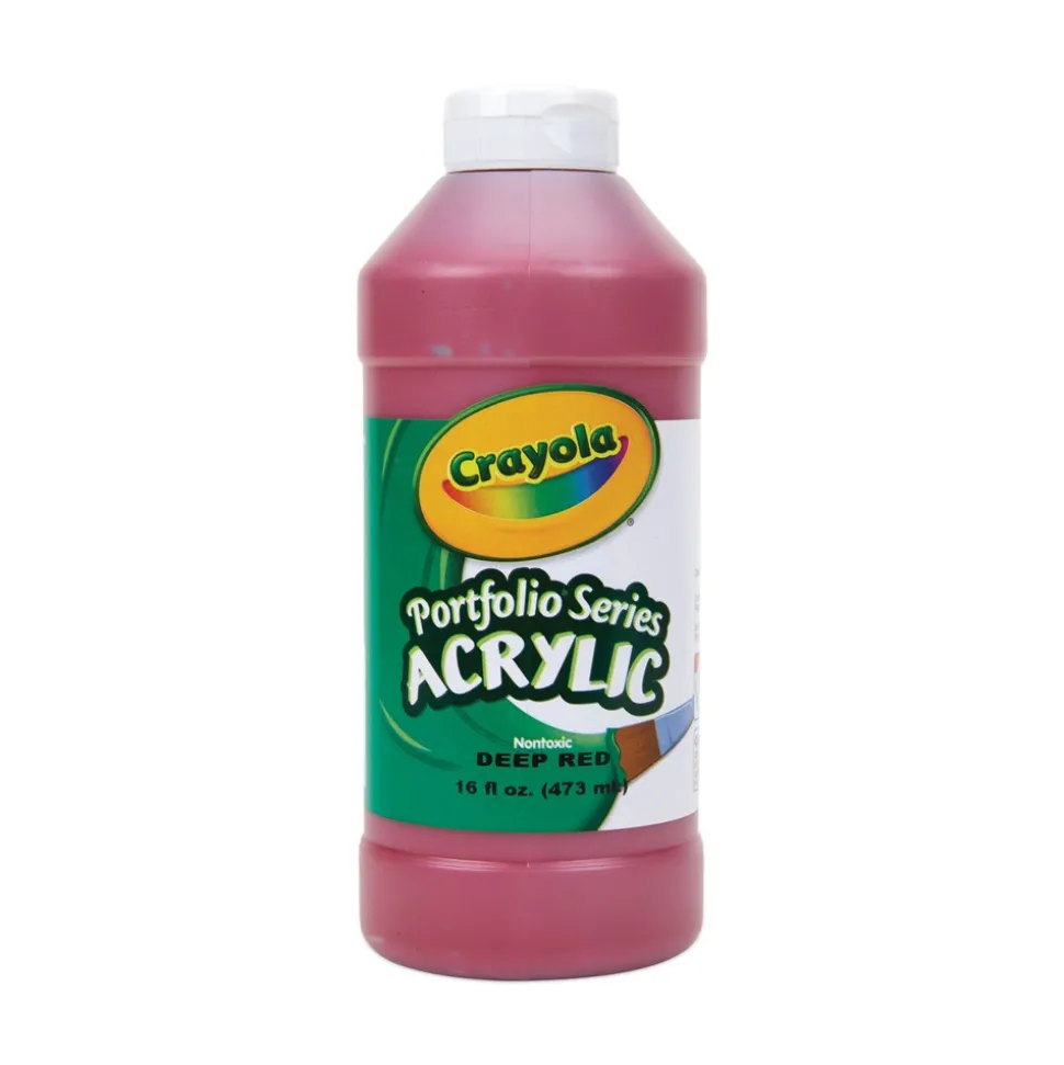 Crayola 16 oz Portfolio Series Acrylic Paint - Deep Red