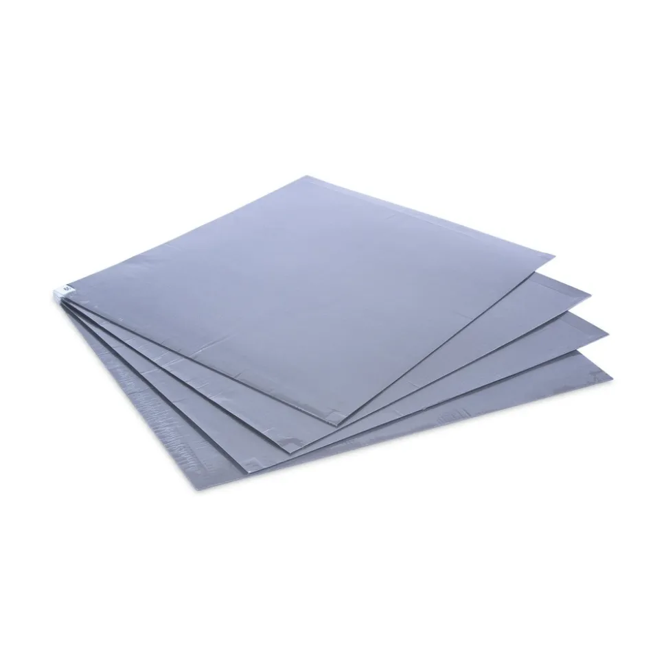Crown 30 in. x 24 in. Walk-N-Clean Dirt Grabber Mat Refill - Gray (4/Carton)