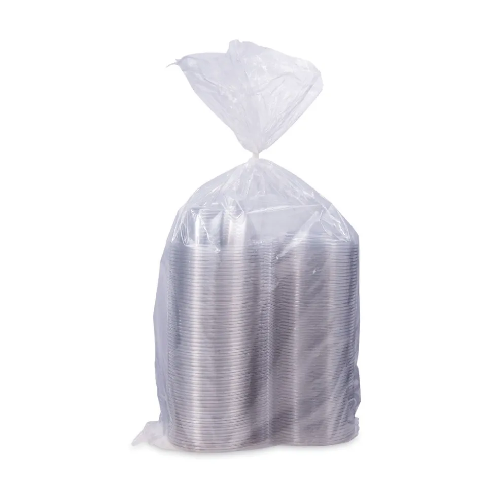 Dart CTR12BD 5.5 in. x 2.6 in. 12 oz. Tamper-Resistant/Evident Dome Lid Bowls - Clear (240/Carton)
