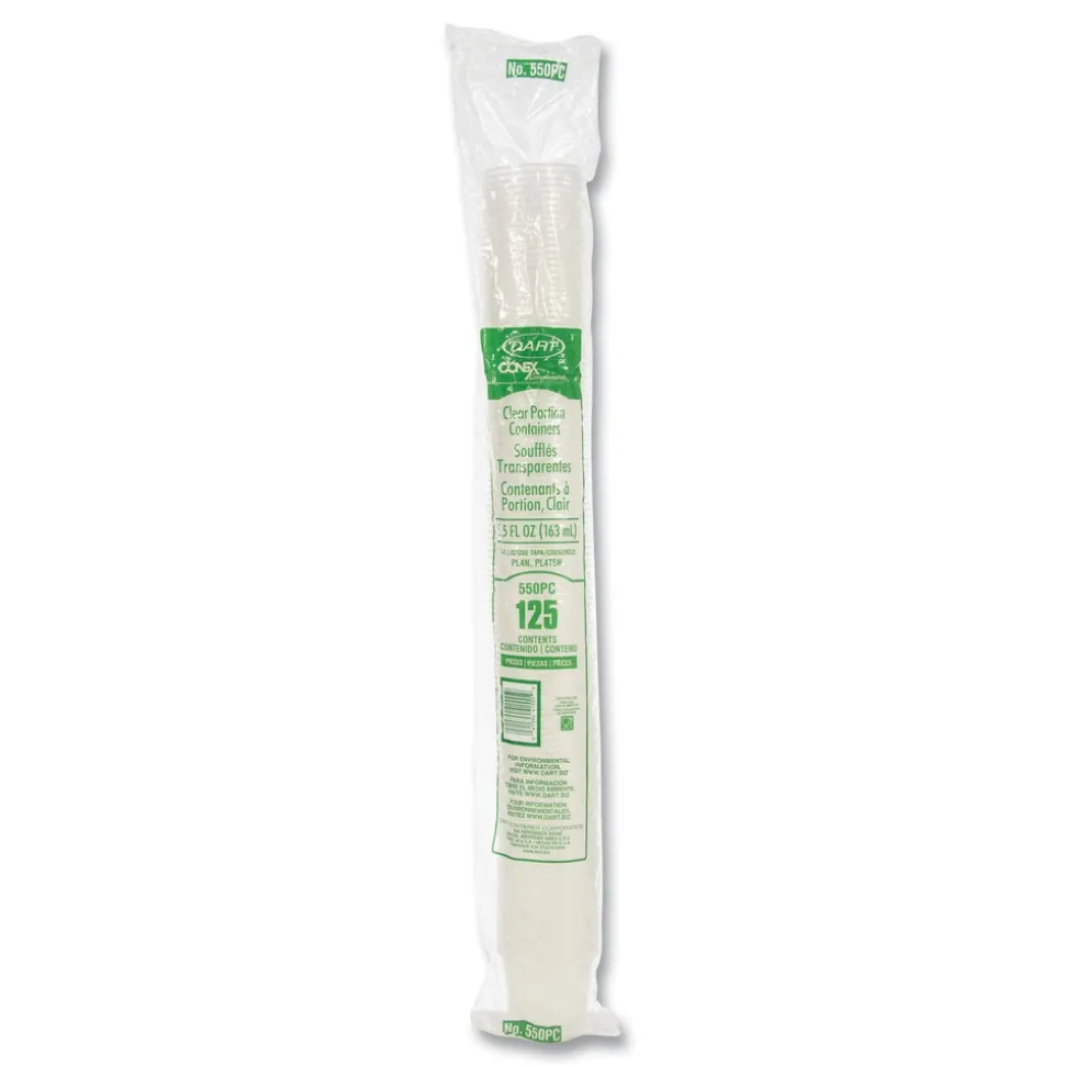 Dart 550PC 5.5 oz. Conex Complements Portion/Medicine Cups - Translucent (2500/Carton)