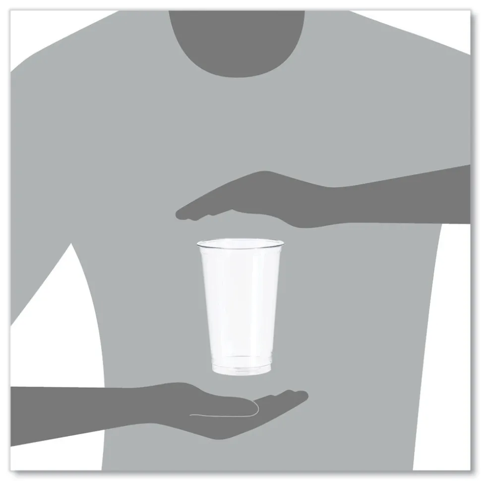 Dart TN20 Ultra Clear 20 oz. PET Cold Cups (20/Carton)