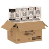 Dart 6.12 in. x 5.87 in. x 3.1 in. ProPlanet Seal Compostable Molded Fiber Hinged Trays - Natural (500/Carton)