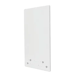Deflecto 23.75 in. x 31.75 in. Acrylic Mounting Safety Barrier with Full Shield - Clear (2/Carton)