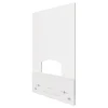 Deflecto PBCMA3138P 31.5 in. x 38 in. Acrylic Mounting Safety Barrier with Pass Thru - Clear (2/Carton)