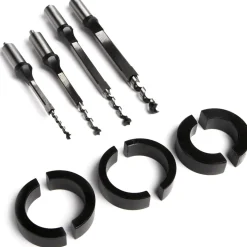 Delta Mortising Attachment with Four Chisel and Bit Sets