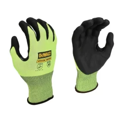 Dewalt (12/Box) Hi-Vis HPPE Cut Touchscreen Gloves - Large