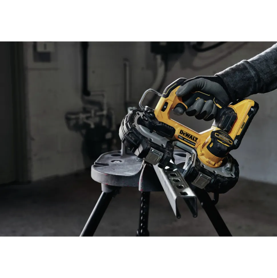 Dewalt 20V MAX ATOMIC Brushless Lithium-Ion 1-3/4 in. Cordless Band Saw Kit (4 Ah)