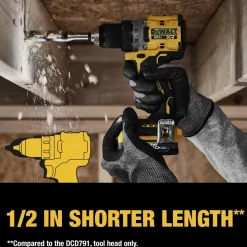Dewalt 20V XR Brushless Lithium-Ion 1/2 in. Cordless Drill Driver Kit with 2 Batteries (2 Ah)