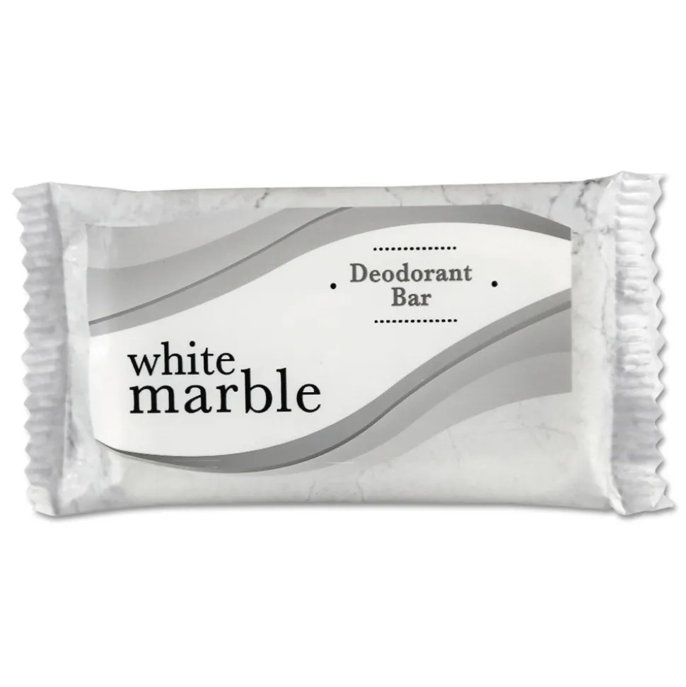 Dial Amenities 184 #3/4 Individually Wrapped Amenities Deodorant Bar Soap - Pleasant Scent (1000/Carton)