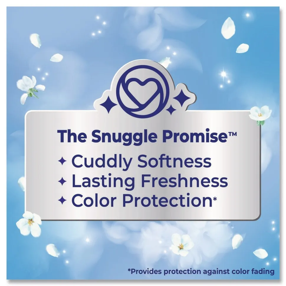Dial 66 oz. Bottle Liquid Fabric Conditioner - Blue Sparkle Cuddle-Up Fresh (6/Carton)