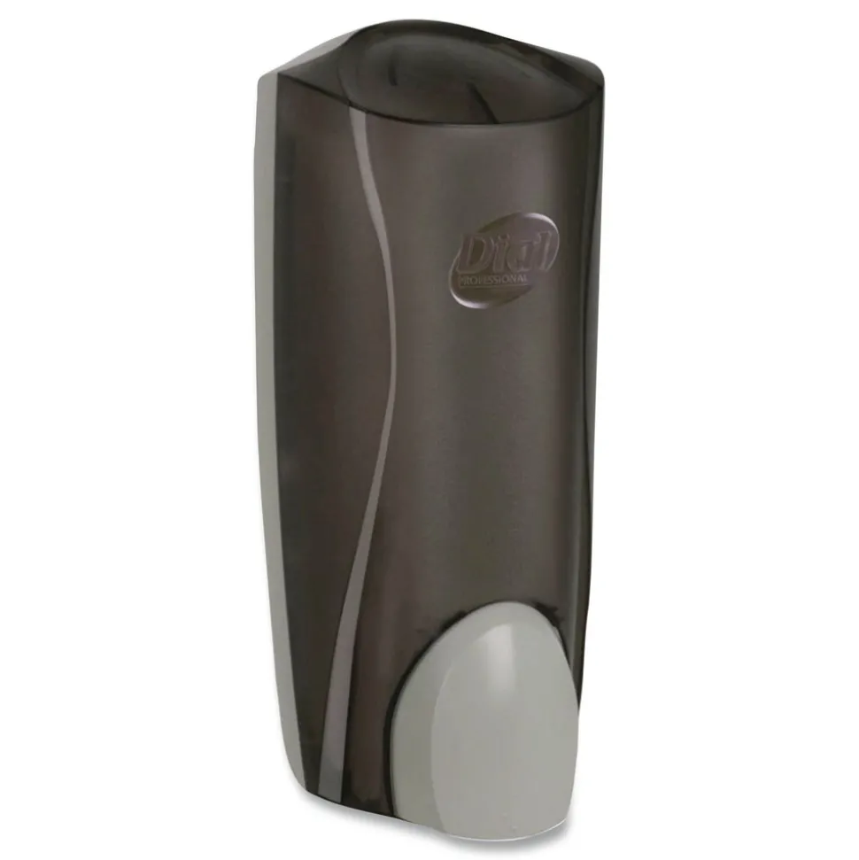 Dial Professional 5.1 in. x 4 in. x 12.3 in. 1 Liter Manual Liquid Dispenser - Smoke