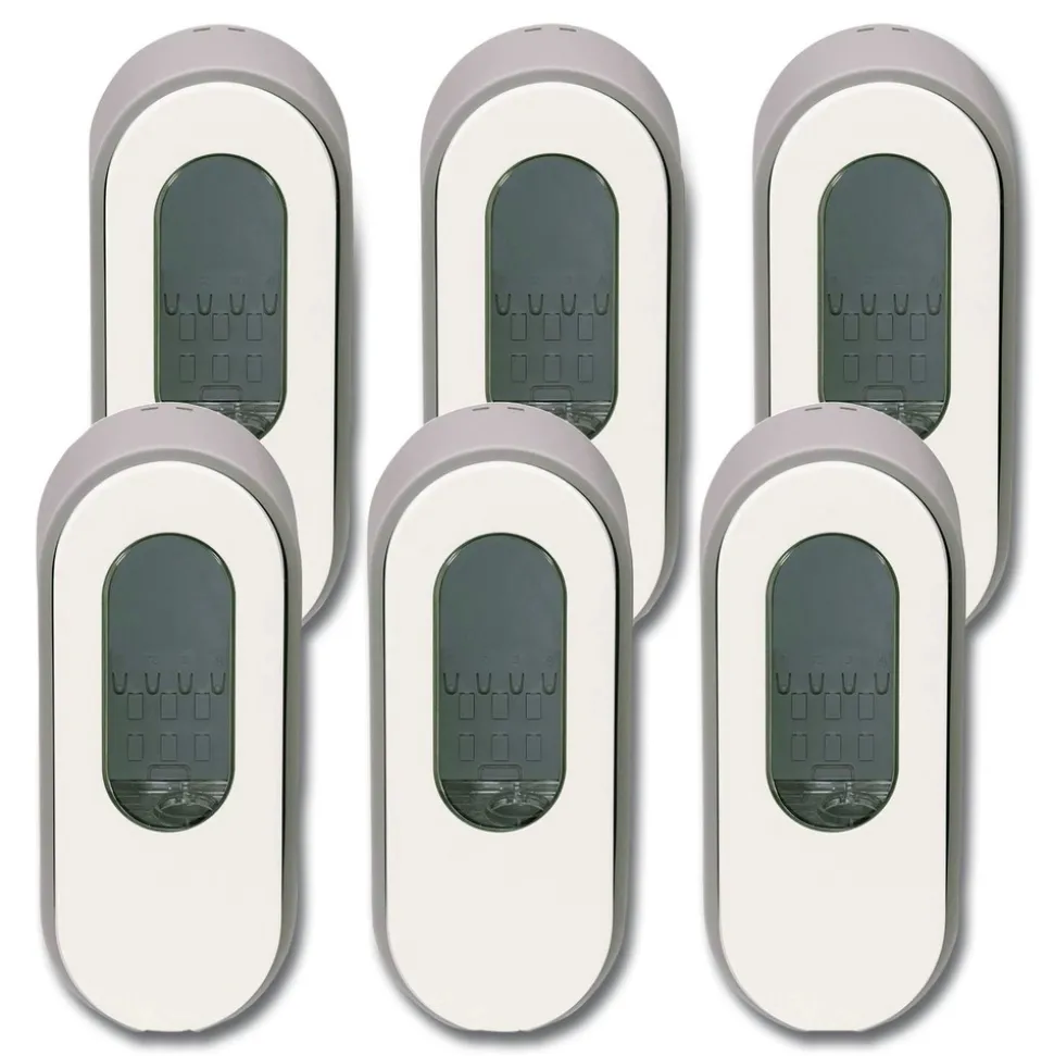 Dial Professional 3.75 in. x 3.38 in. x 8.75 in. 15 oz Versa Dispenser for Cartridge Refills - Light Gray/White (6/Carton)