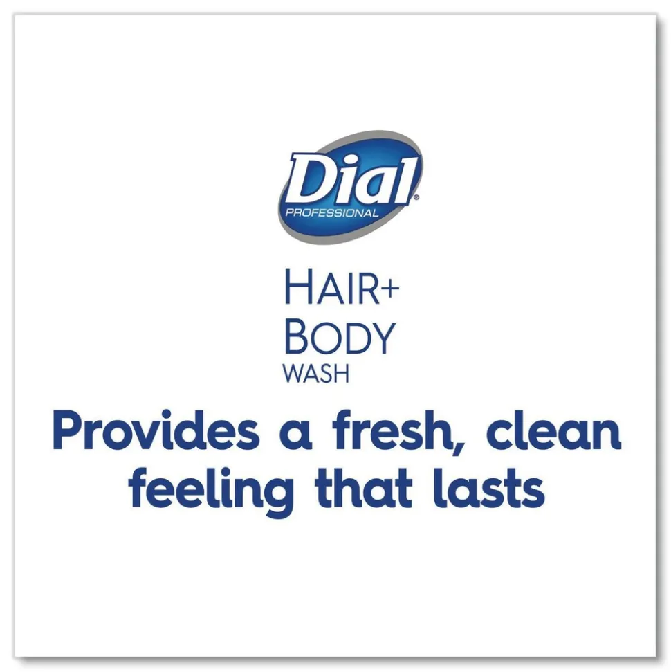 Dial Professional 7.5 oz. Hair and Body Wash - Neutral Scent (24/Carton)