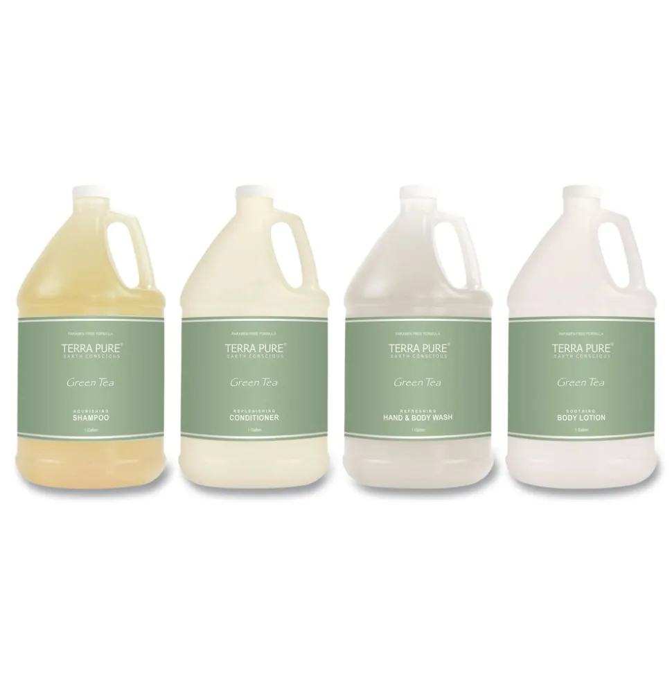 Diversified Hospitality Solutions Terra Pure 1 Gallon Conditioner - Green Tea Lemongrass (4/Carton)