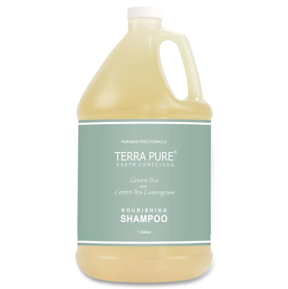 Diversified Hospitality Solutions Terra Pure 1 Gallon Shampoo - Green Tea Lemongrass (4/Carton)