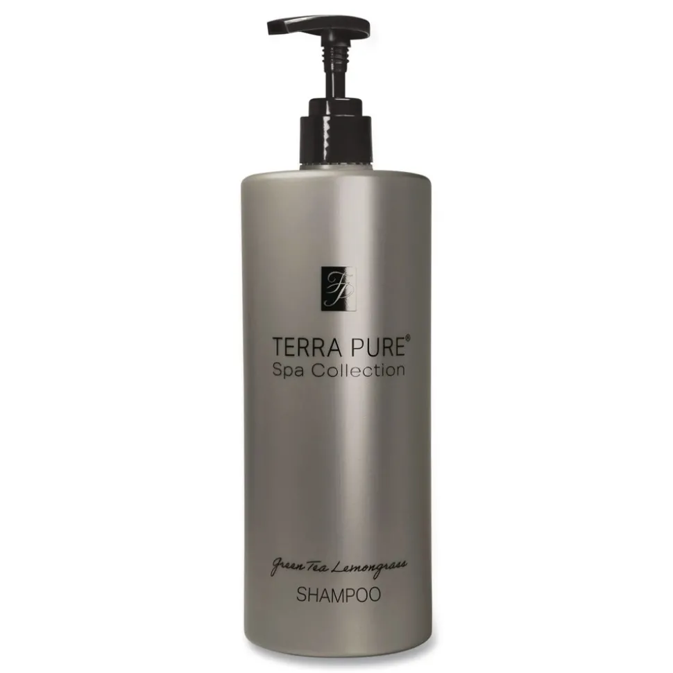Diversified Hospitality Solutions Terra Pure 16.23 oz Shampoo - Green Tea Lemongrass (12/Carton)