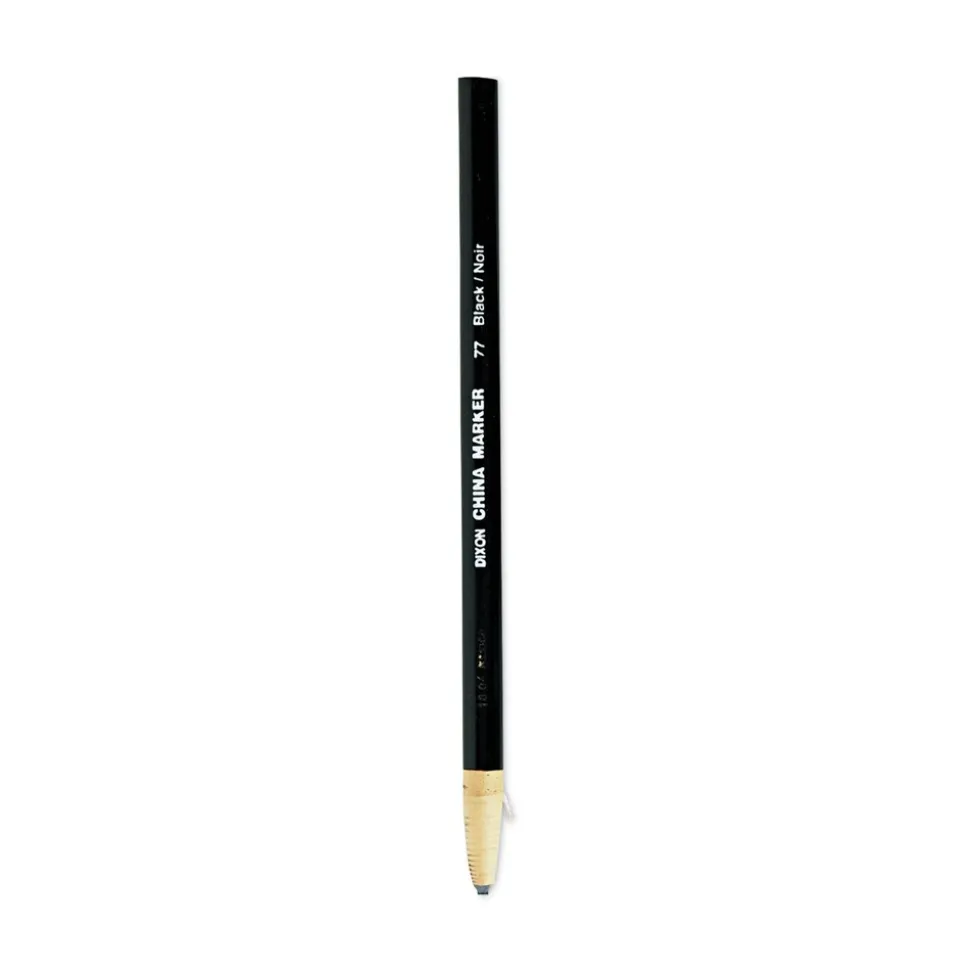 Dixon China Marker - Black (1-Dozen)