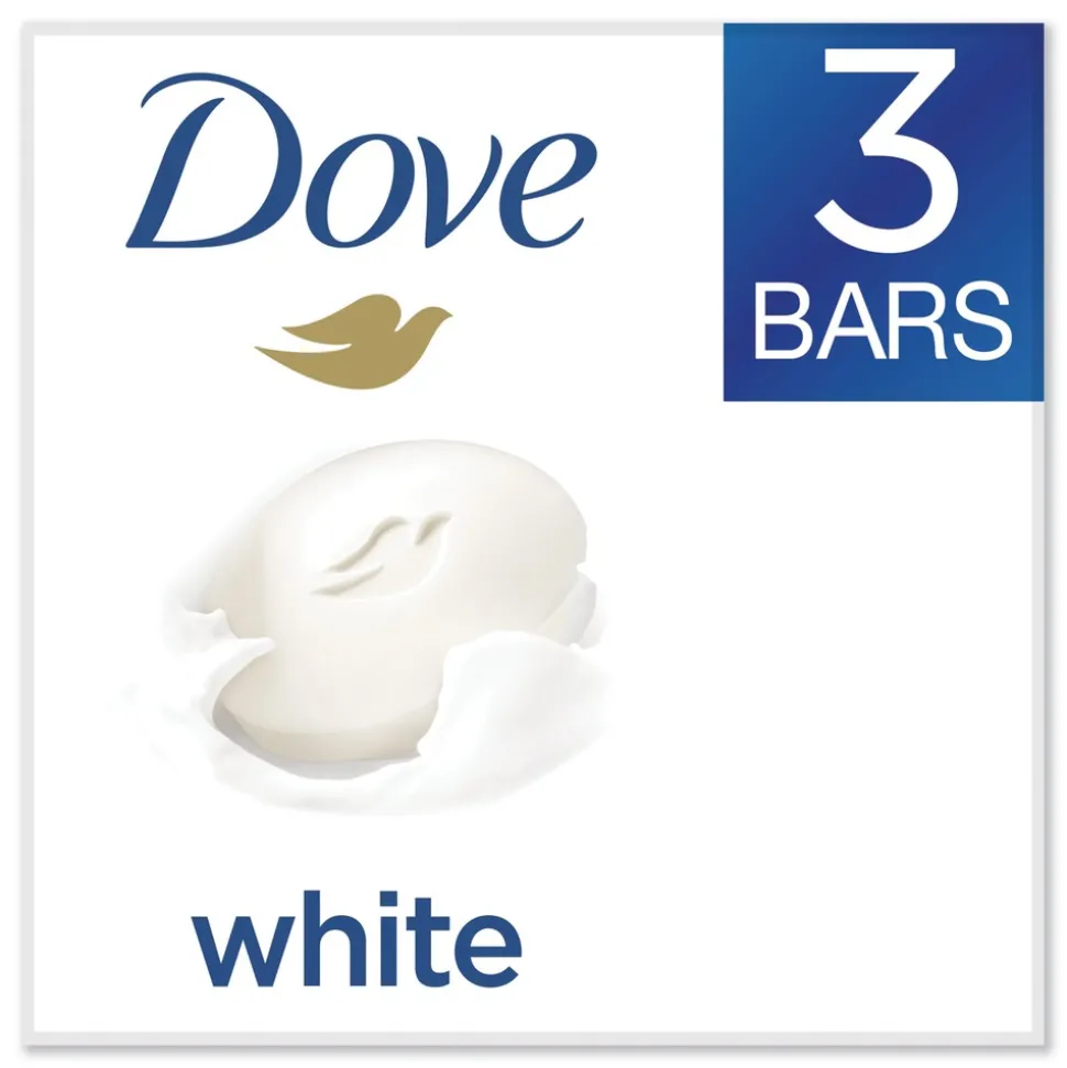 Dove 3.17 oz. Beauty Bar - Light Scent, White (12/Carton)