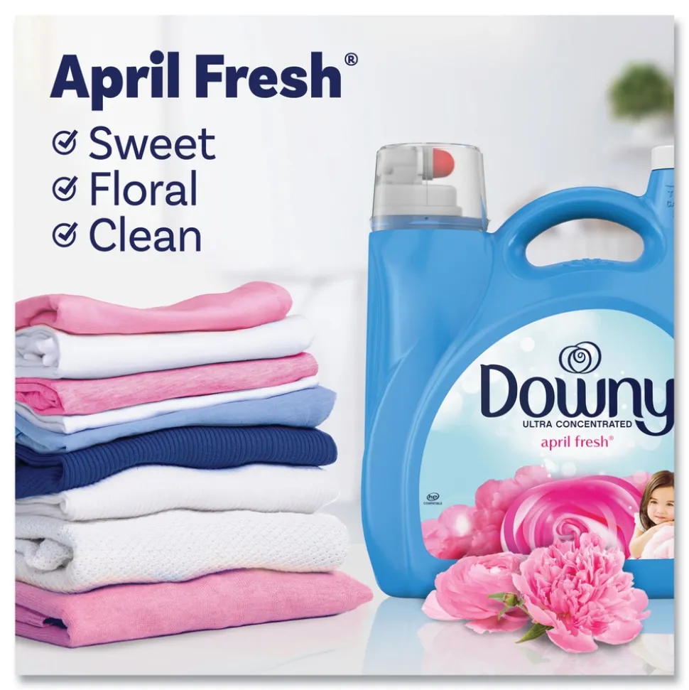 Downy 140 oz Liquid Fabric Softener - April Fresh (4/Carton)