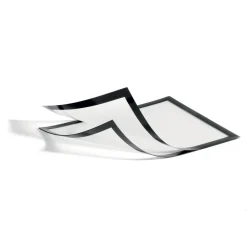 Durable DURAFRAME MAGNETIC Sign Holder Frame 13.39 x 17.87 Black Frame 2/Pack