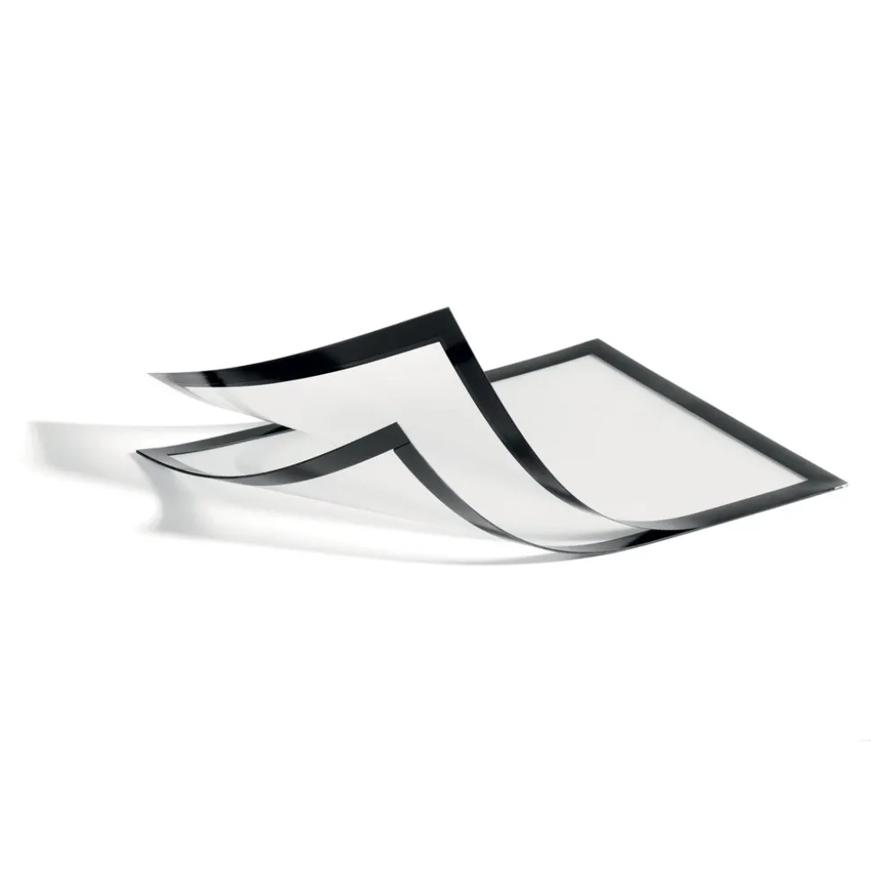 Durable DURAFRAME MAGNETIC Sign Holder Frame 13.39 x 17.87 Black Frame 2/Pack