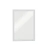 Durable Infoframe DURAFRAME 9.5 in. x 12 in. Self Adhesive Double Sided Sign Holder - White Frame (2/Pack)