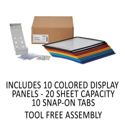Durable 10 Panels VARIO Wall/Extension Reference System - Assorted Borders and Panels